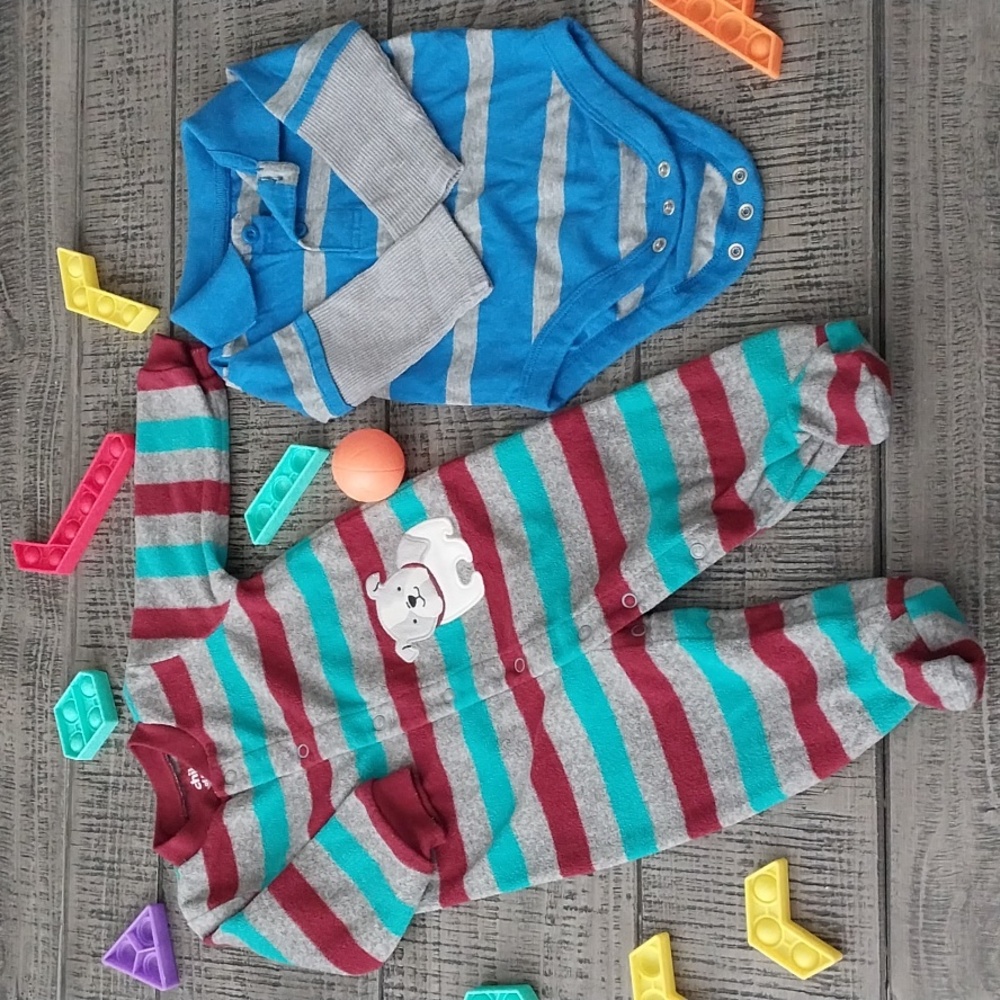 Set of 2: Baby clothes 3-6 months.